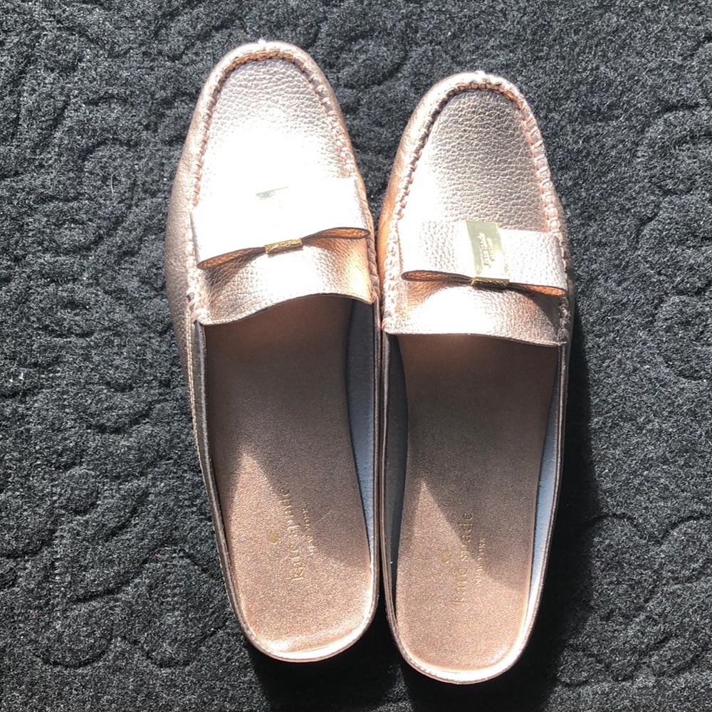 Kate spade Marsha rose gold flats
